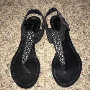 Madden Girl Black Sandals